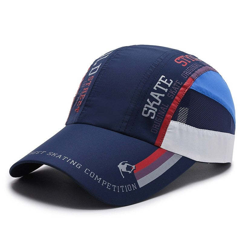 Quick Drying Thin Breathable Baseball Cap-USA Camp Zone