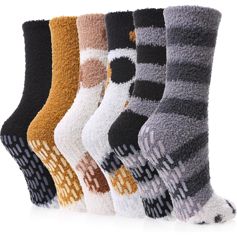Non Slip Winter Fuzzy Socks For Women