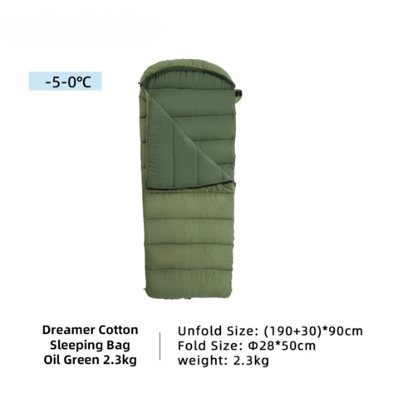 Outdoor Portable Cotton Sleeping Bag-USA Camp Zone