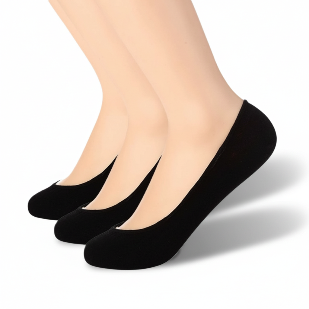Pack Of 3 Ultra Low Cut Women No Show Socks