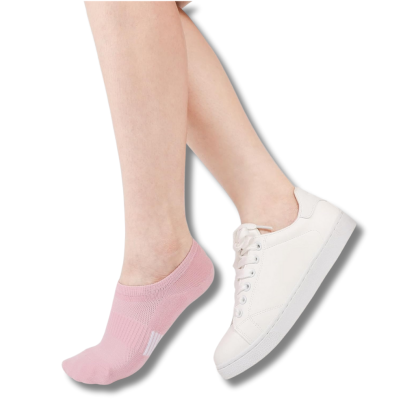 Pack Of 5 Low Cut Non Slip Athletic Cotton Invisible Socks