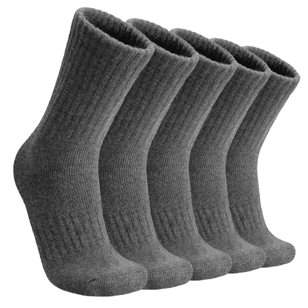 Pack Of 5 Merino Wool Hiking Warm Winter Socks 
