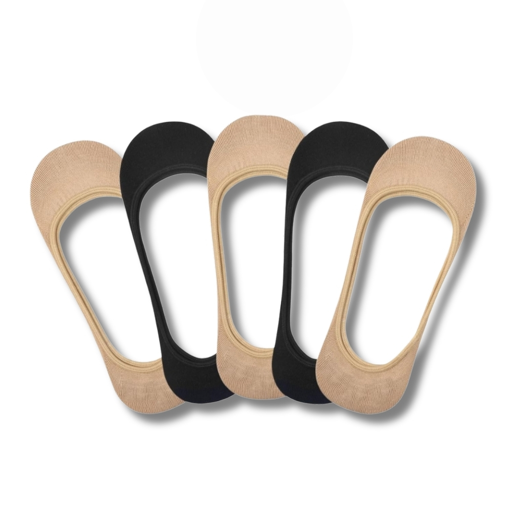 Pack Of 5 Ultra Low Cut Women No Show Socks