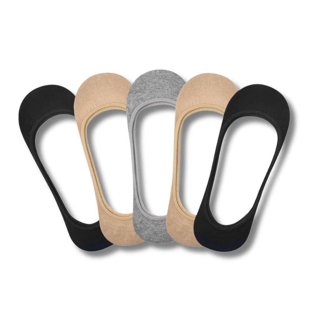 Pack Of 5 Ultra Low Cut Women No Show Socks