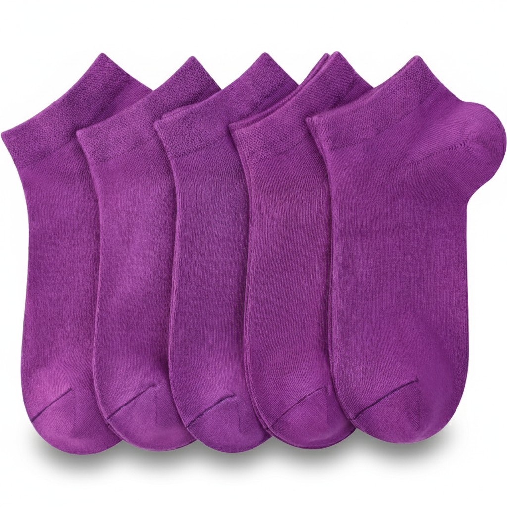 Pack Of 5 Viscose Bamboo Socks For Women