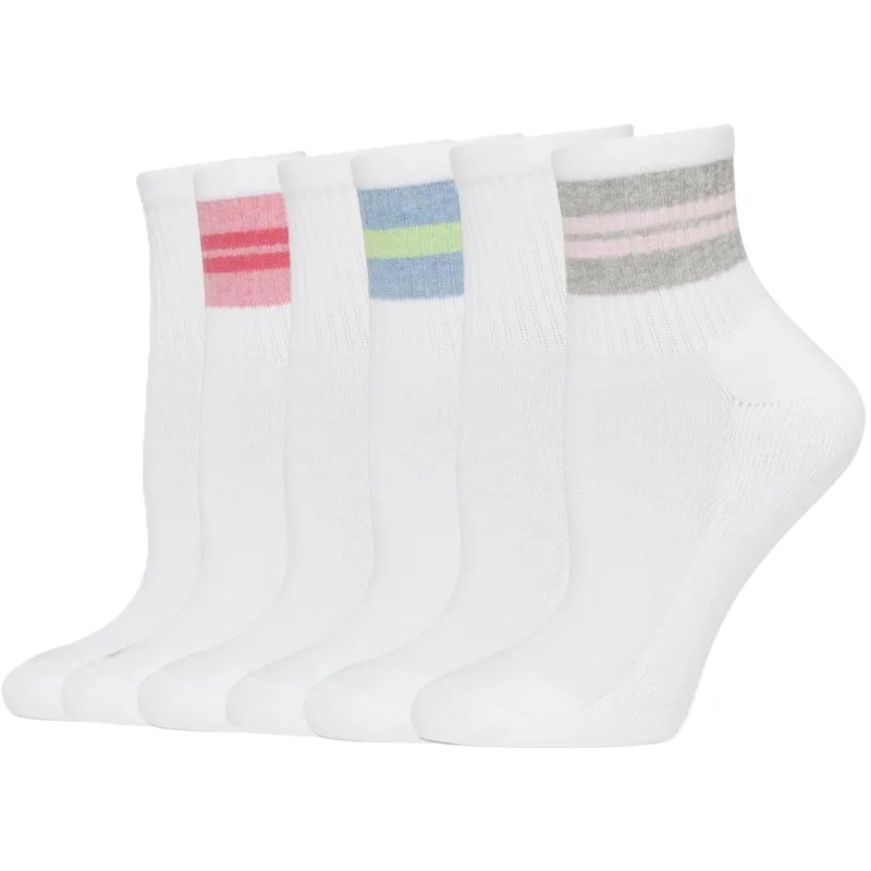 Pack Of 6 Mini Crew Socks