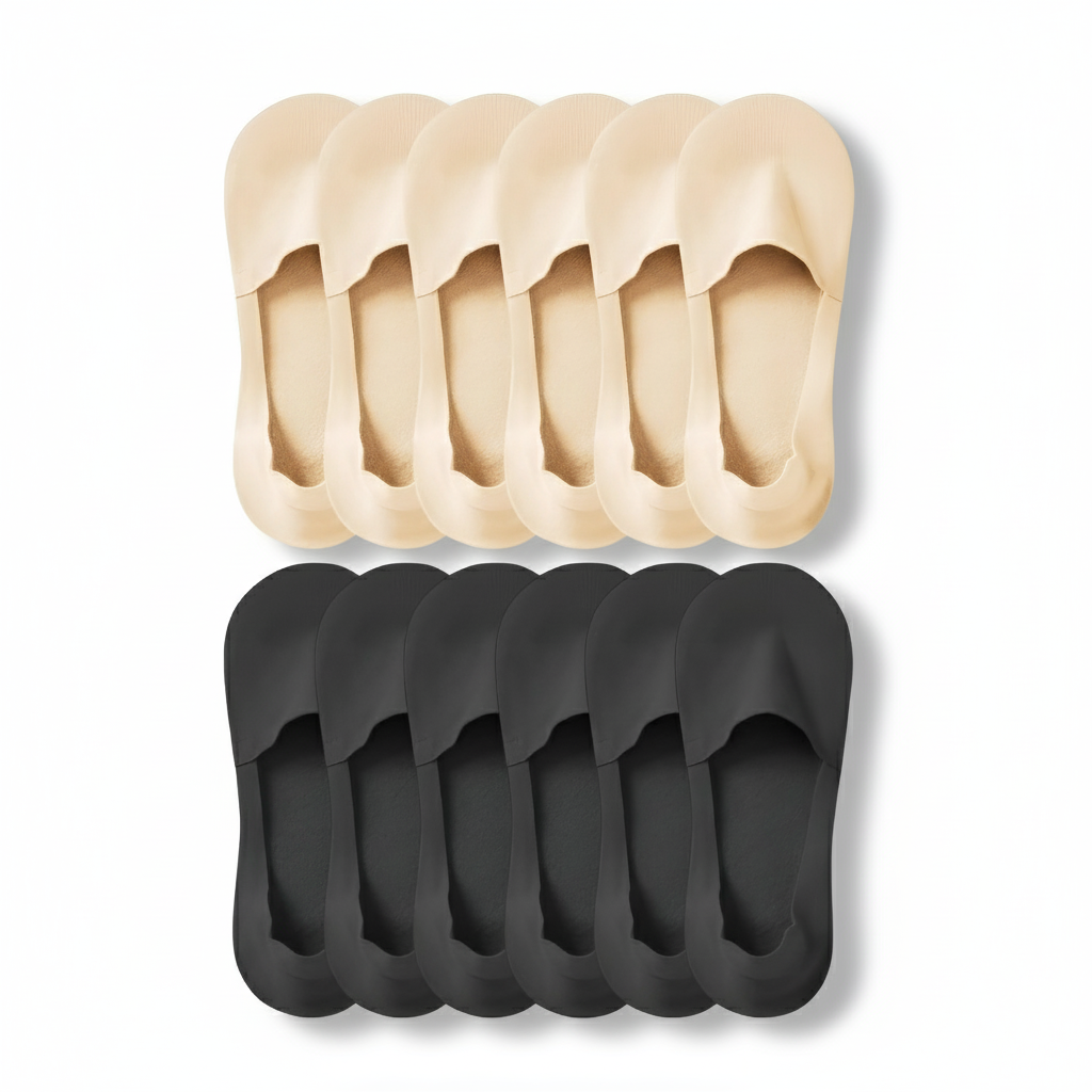 Pack Of 6 Women Thin No Show Socks