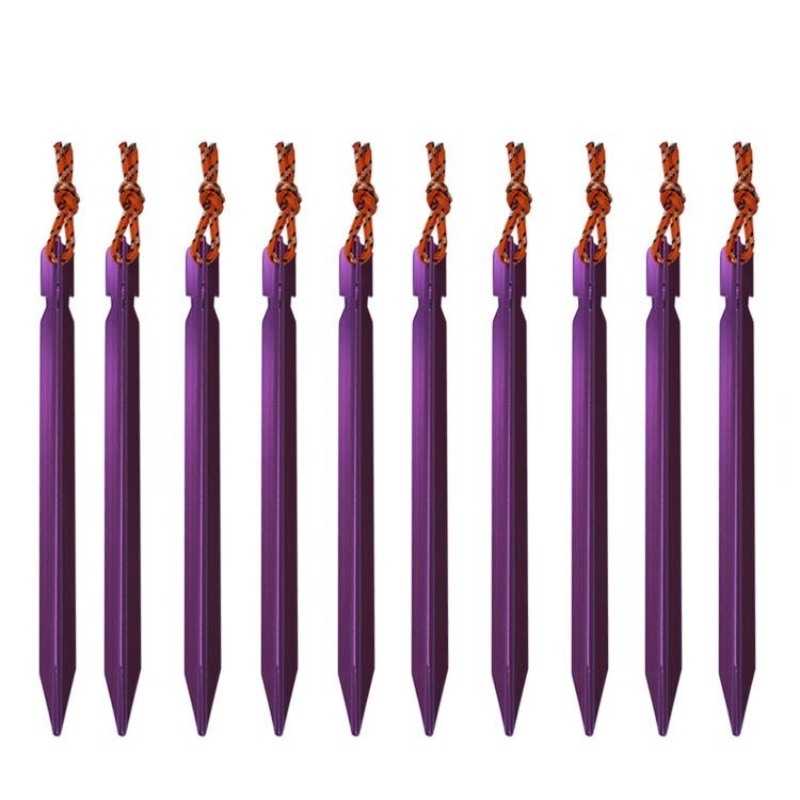 Ground Nail Heavy Duty With Reflective Cord For Camping-USA Camp Zone