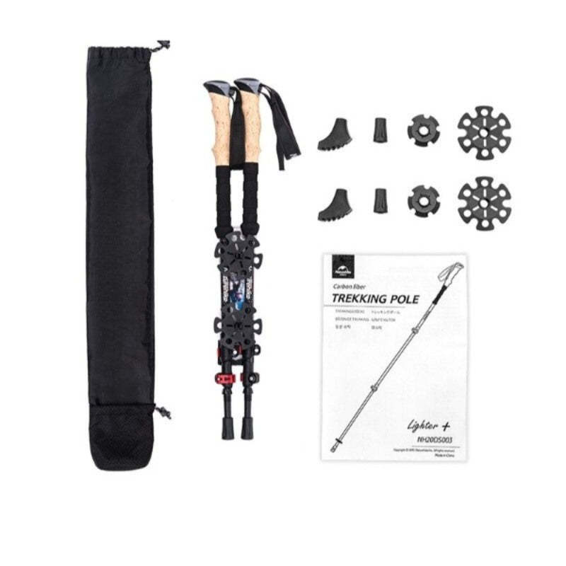 Lightweight Carbon Fiber Collapsible Telescopic Sticks-USA Camp Zone