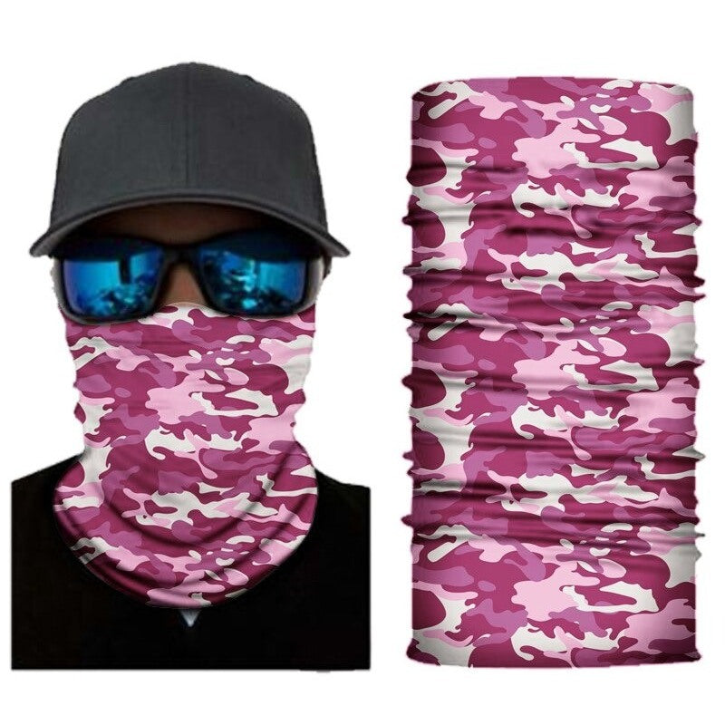 Cycling Scarf Neck Gaiter Seamless Bandana-USA Camp Zone