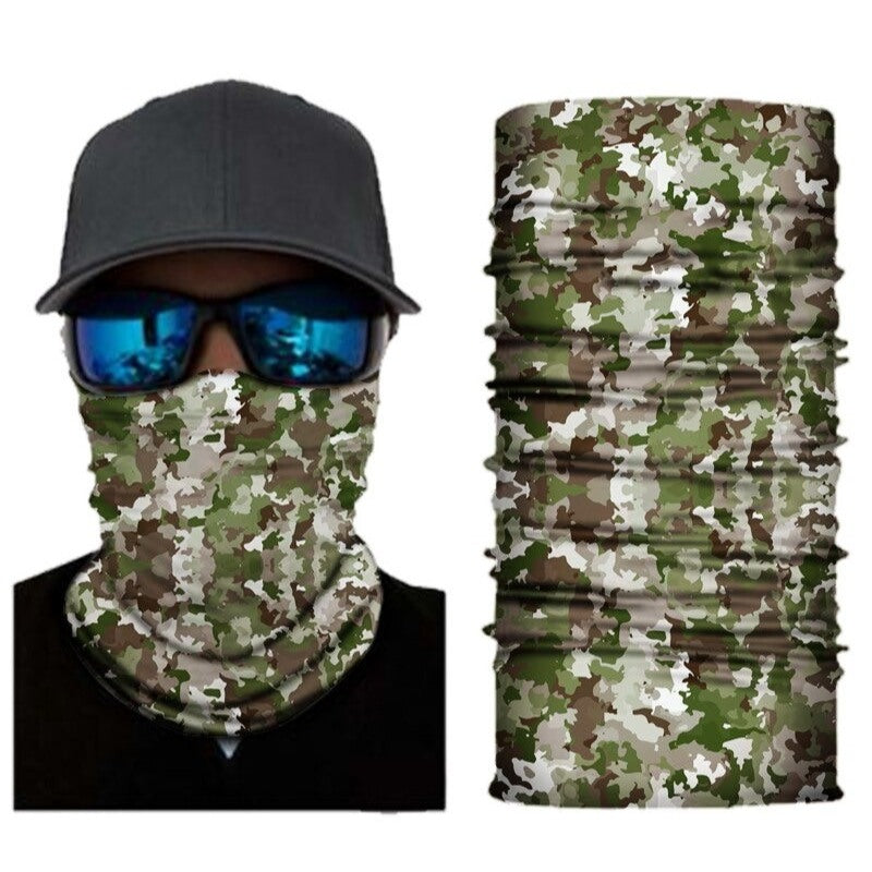 Cycling Scarf Neck Gaiter Seamless Bandana-USA Camp Zone