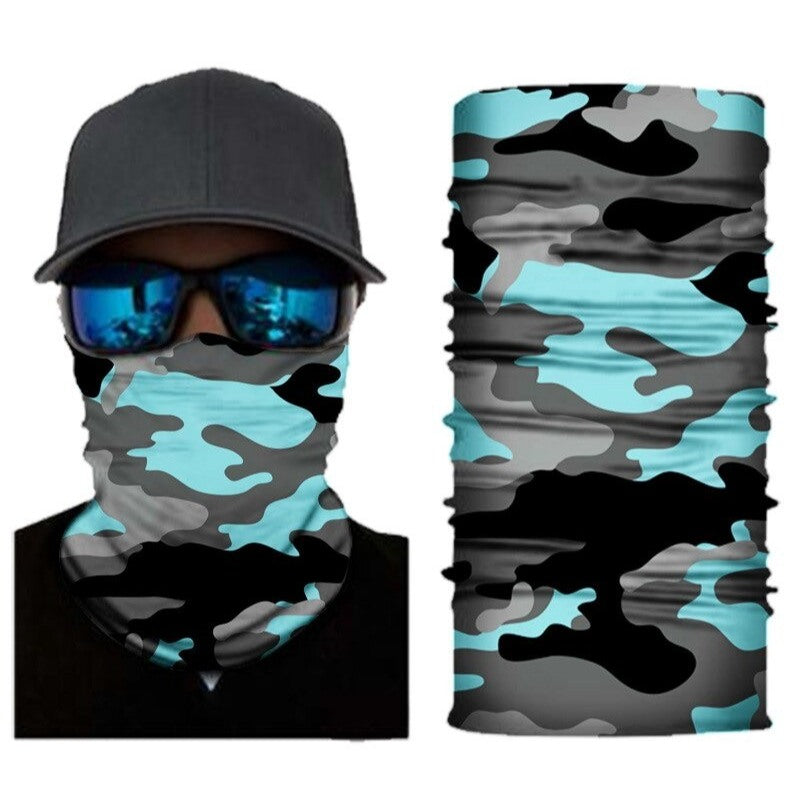 Camping Neck Gaiter Seamless Bandana Face Mask-USA Camp Zone