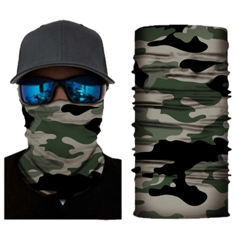 Camping Neck Gaiter Seamless Bandana Face Mask-USA Camp Zone