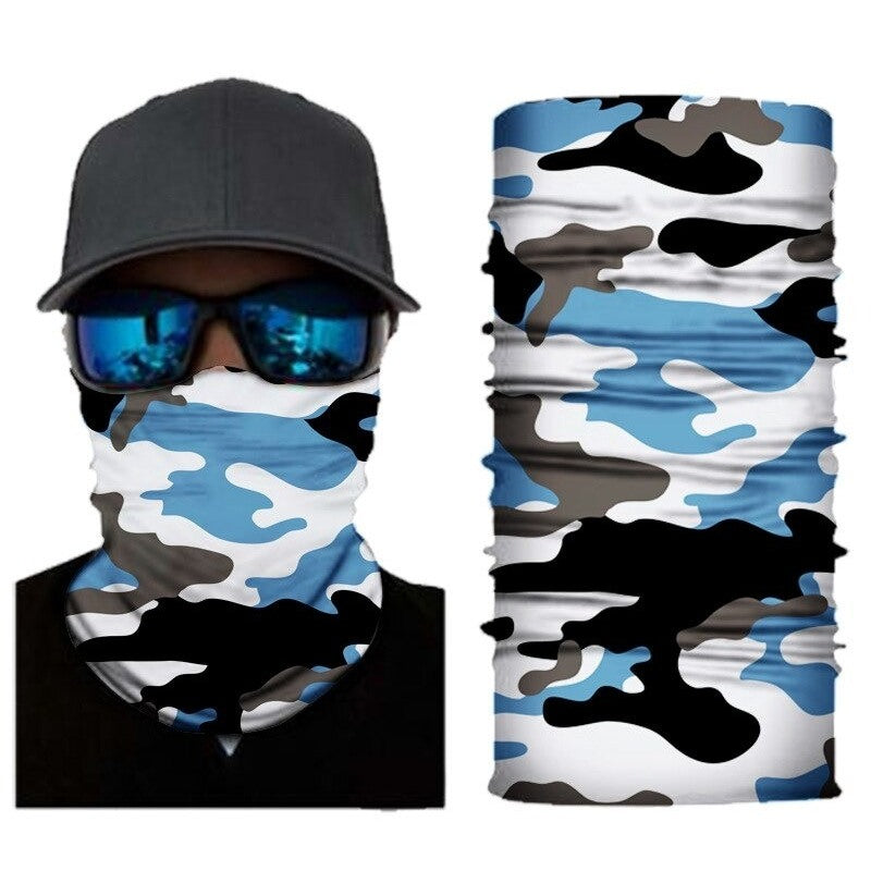Camping Neck Gaiter Seamless Bandana Face Mask-USA Camp Zone