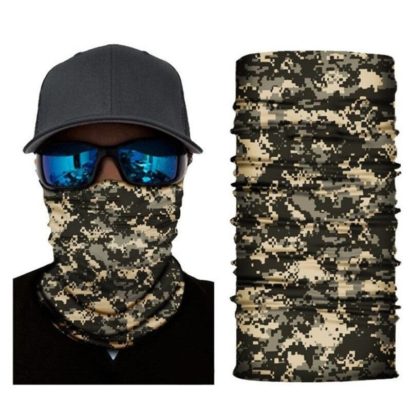 Camping Neck Gaiter Seamless Bandana Face Mask-USA Camp Zone