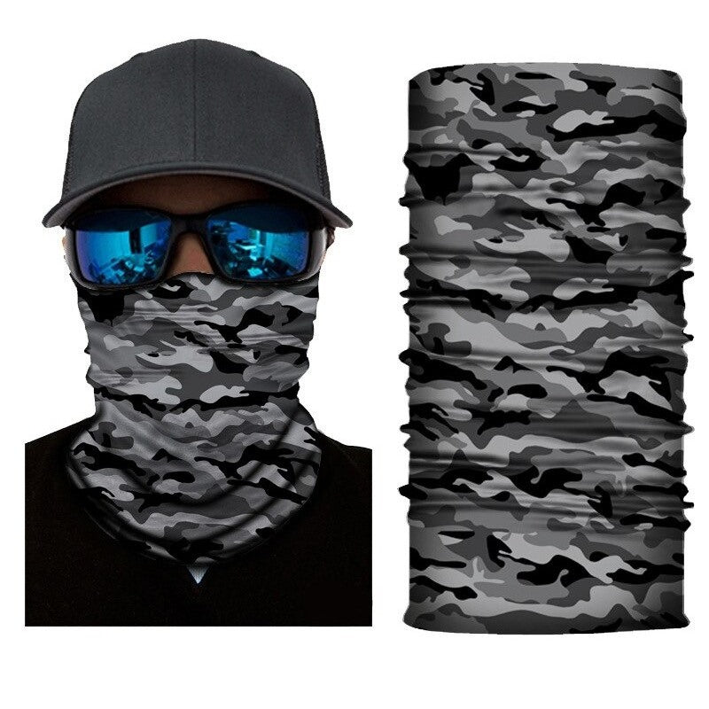 Camping Neck Gaiter Seamless Bandana Face Mask-USA Camp Zone