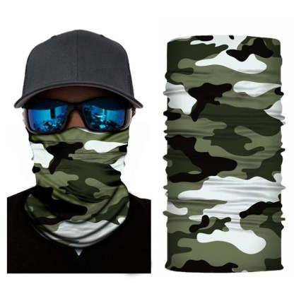Cycling Scarf Neck Gaiter Seamless Bandana-USA Camp Zone