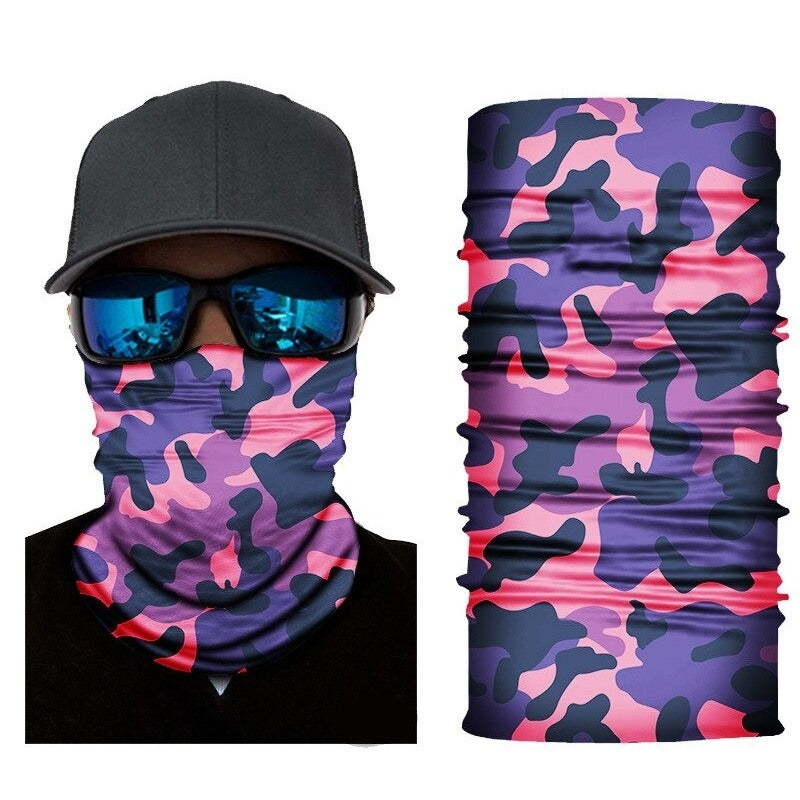Cycling Scarf Neck Gaiter Seamless Bandana-USA Camp Zone