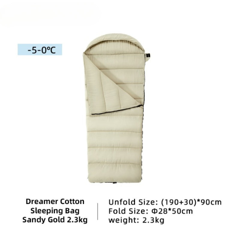 Outdoor Portable Cotton Sleeping Bag-USA Camp Zone