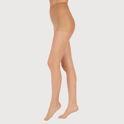 Sheer Toe Control Top Pantyhose For Women With Nylon Fabric Pack Of 6