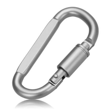 Outdoor Screw Lock Buckle D-Shaped Carbine Hook-USA Camp Zone