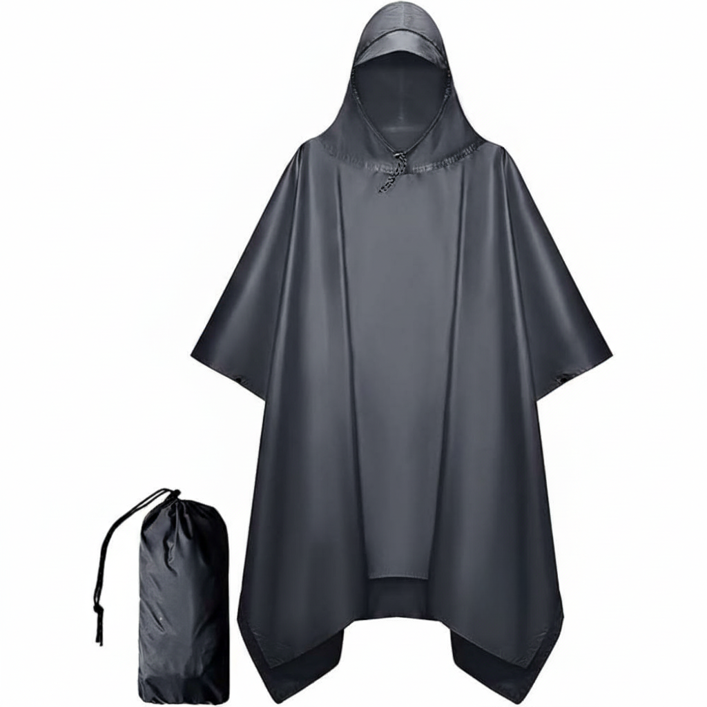 Hooded Waterproof Rain Poncho