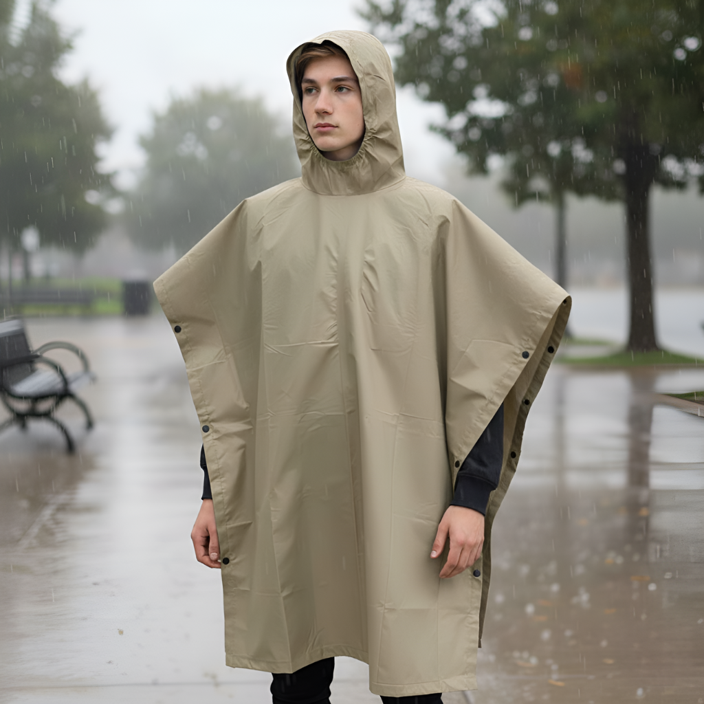 Youth Waterproof Rain Poncho Pack of 2