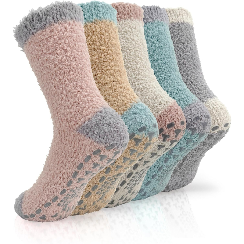 Warm Cozy Fuzzy Slipper Socks For Women