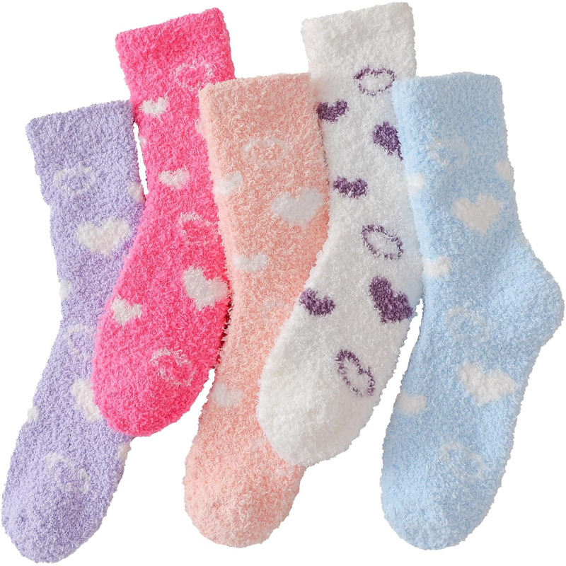 Warm Cozy Fuzzy Slipper Socks For Women
