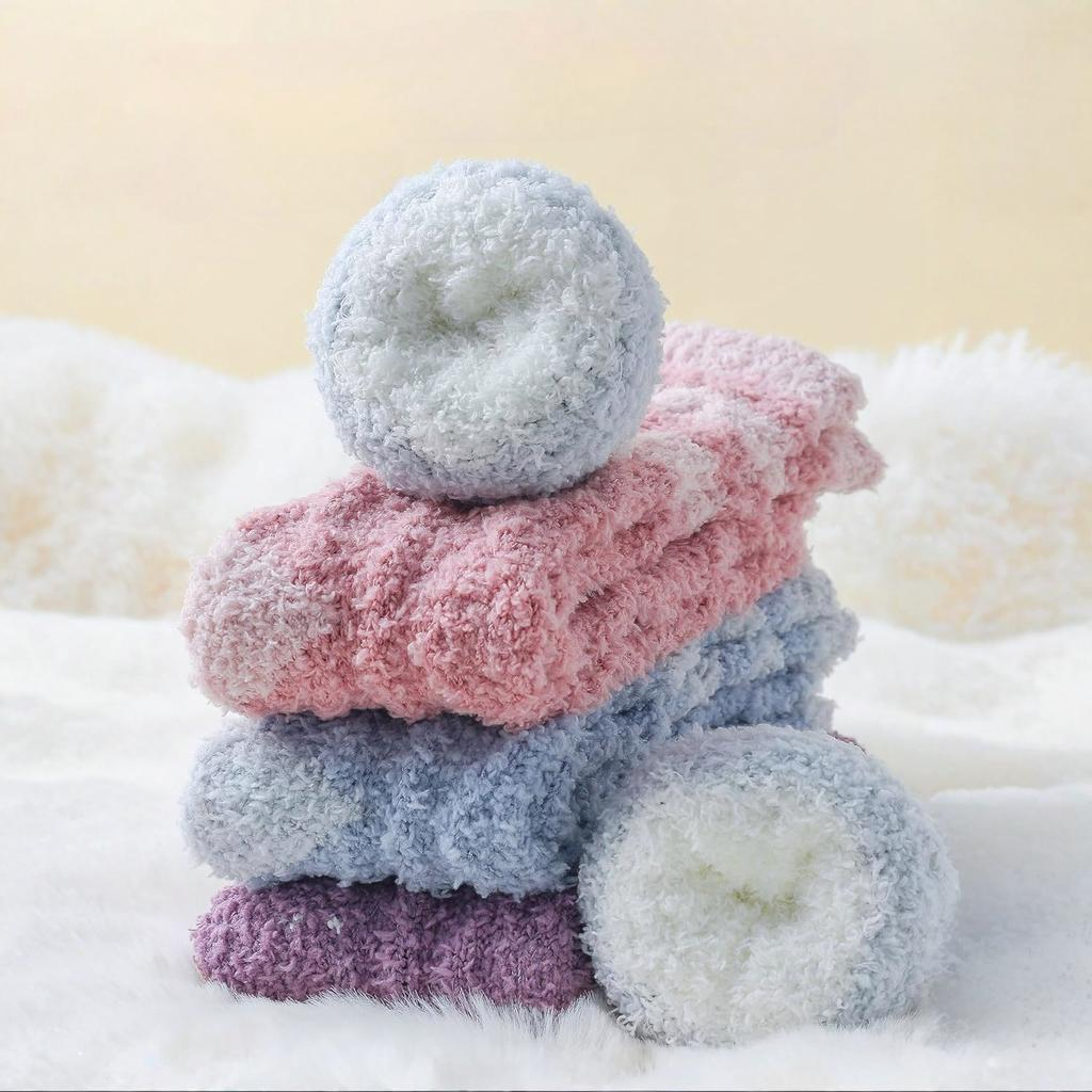 Warm Cozy Fuzzy Slipper Socks For Women