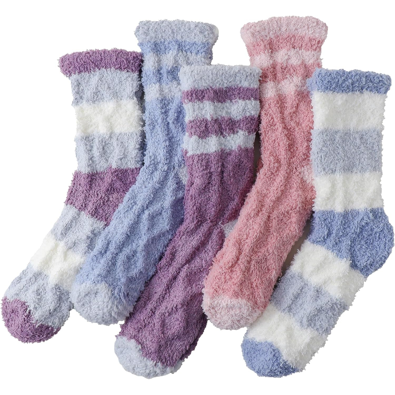 Warm Cozy Fuzzy Slipper Socks For Women
