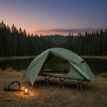 Portable Cot And Tent Combo For Camping Trips
