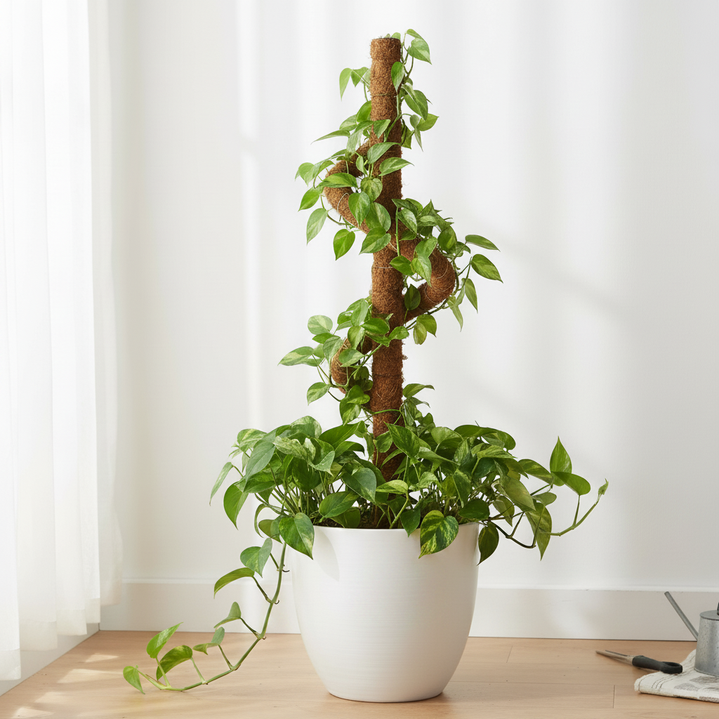 Bendable Moss Poles For Climbing Plants And Houseplants Support Stakes