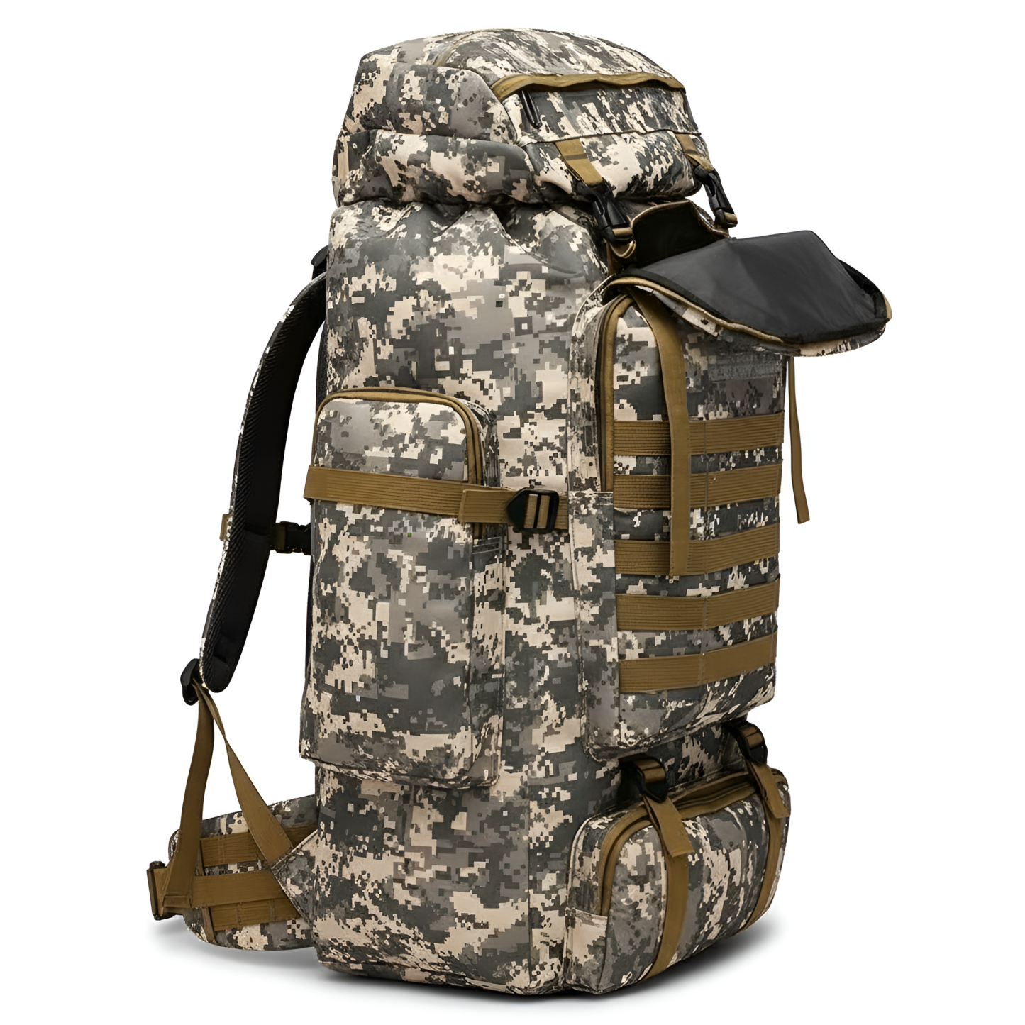 Large Capacity Tactical Waterproof Backpack For Travel And Hiking
