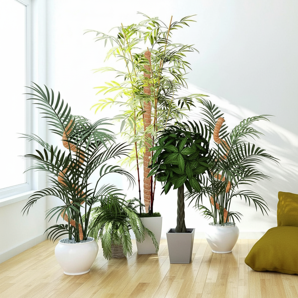 Bendable Moss Poles For Climbing Plants And Houseplants Support Stakes