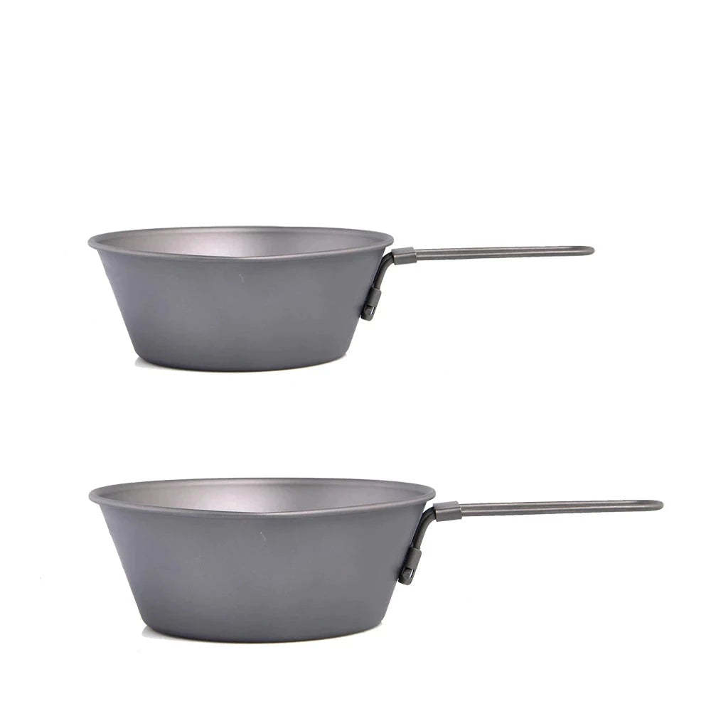 Titanium Camping Cooking Pot Set-USA Camp Zone