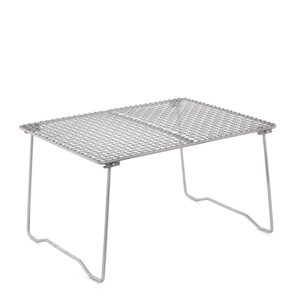 BBQ Grill Net With Folding Legs-USA Camp Zone