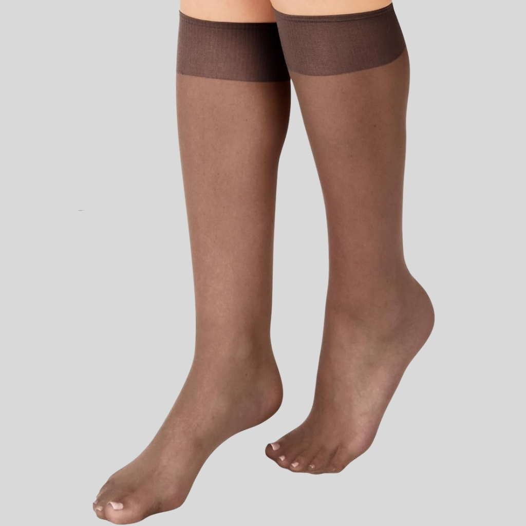 Women One Size Sheer Toe Nylon Hosiery