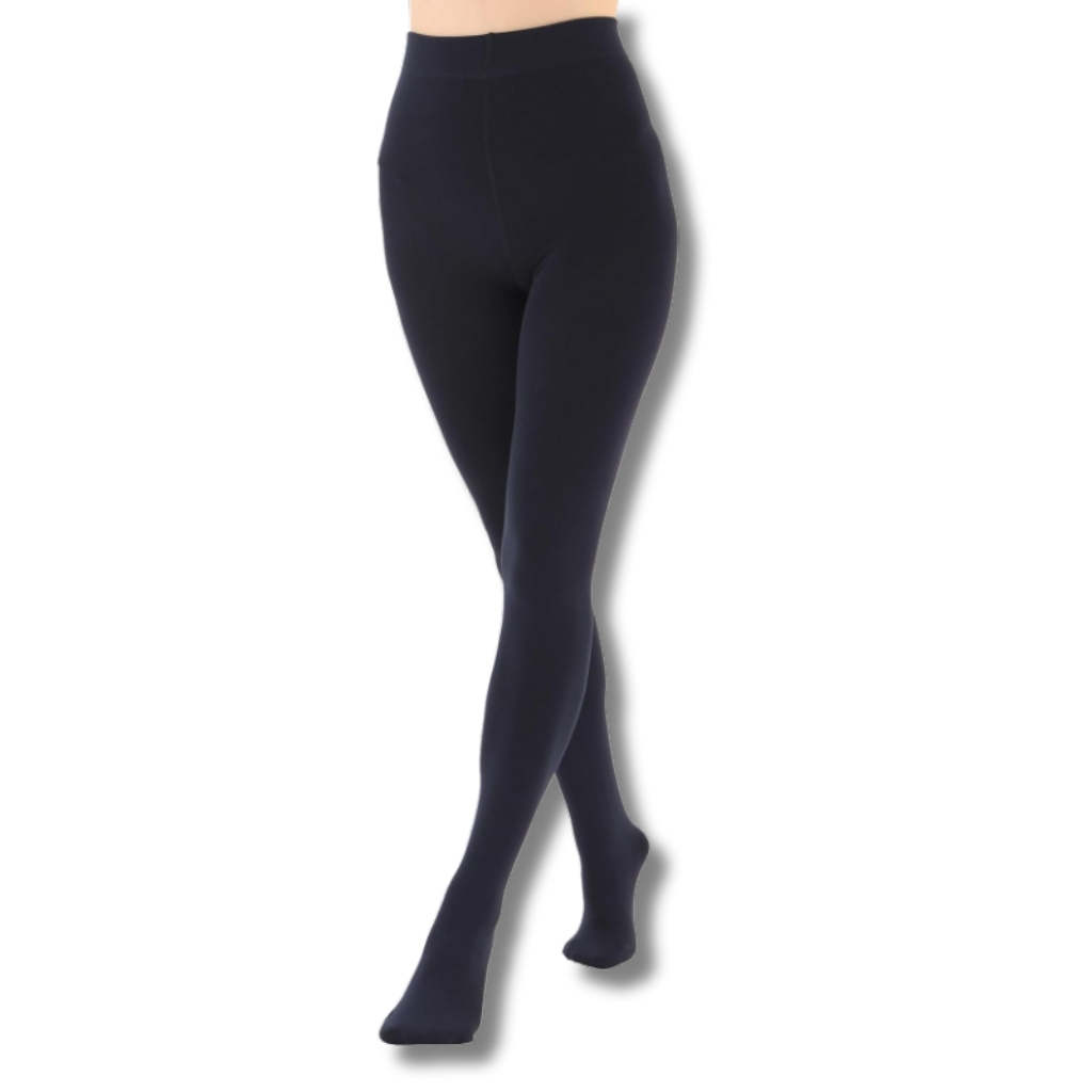 Women Opaque Thermal Tights With Fleece Lining for Winter