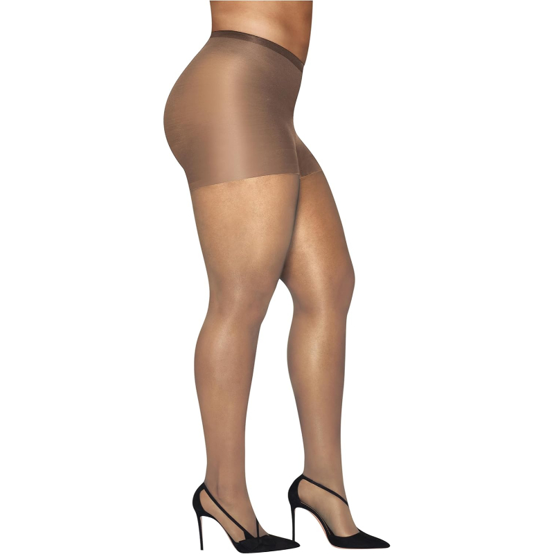 Women Sheer Pantyhose with Control Top and Silky Finish