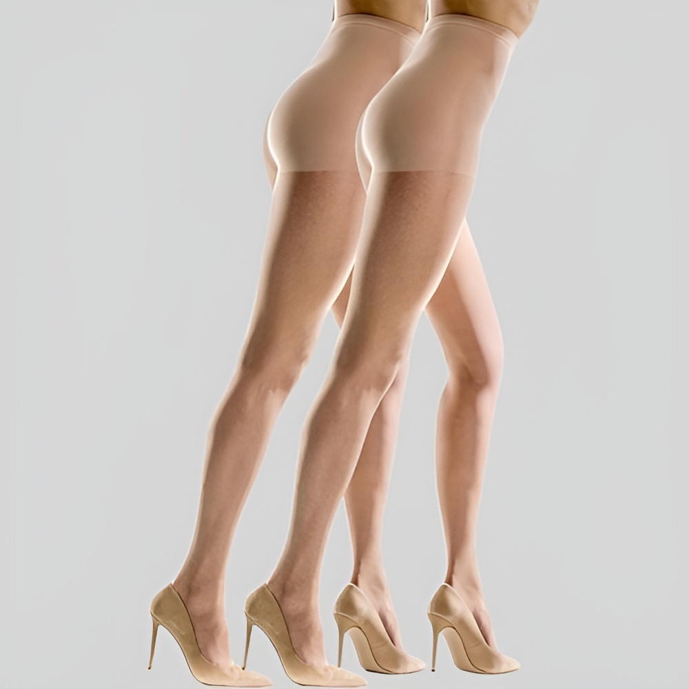 Women Ultra Sheer Control Top Pantyhose With Lightweight Comfort