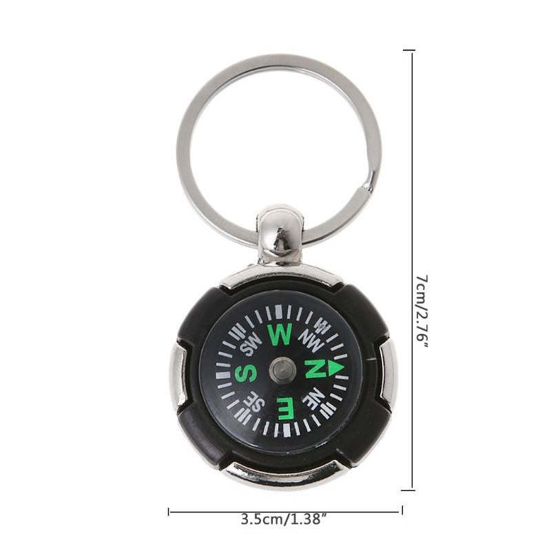 Mini Practical Pocket Filled Plastic Miniature Compass-USA Camp Zone