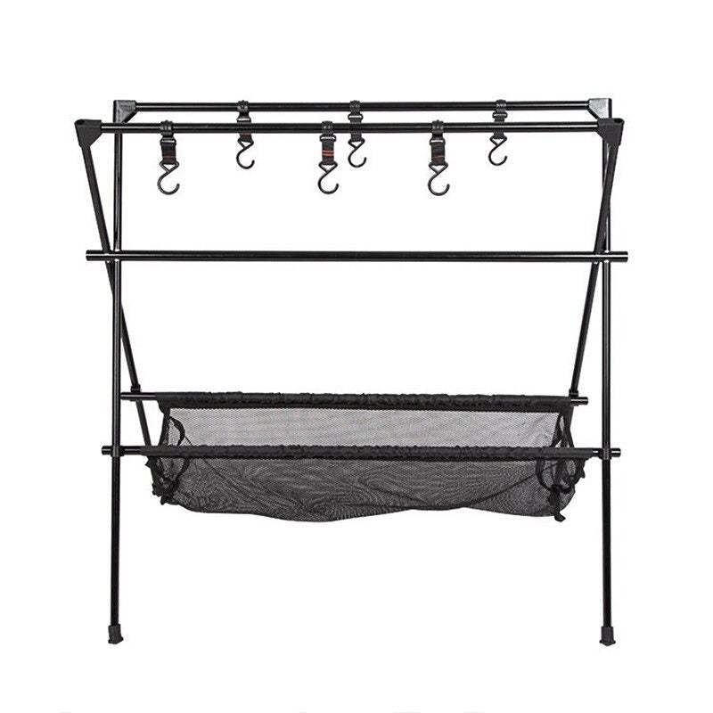 Folding Portable Camping Hanging Rack Tripod Hanger With Hook-USA Camp Zone