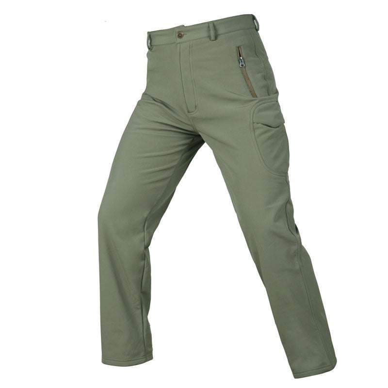 Outdoor Winter Fleece Waterproof Hiking Pants-USA Camp Zone
