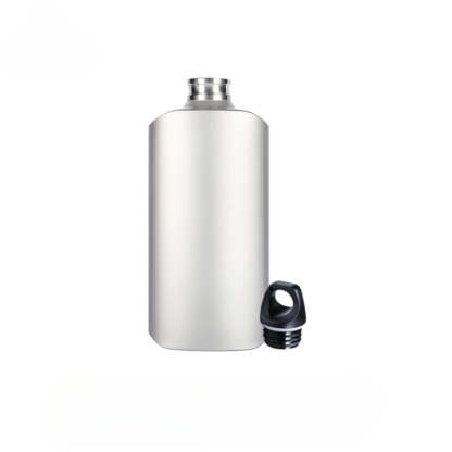 Titanium Water Wine Coffee Tea Bottle Flask-USA Camp Zone
