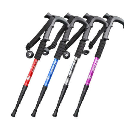 Adjustable Hiking Canes Telescopic Crutch-USA Camp Zone