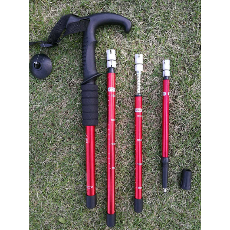 Adjustable Hiking Canes Telescopic Crutch-USA Camp Zone