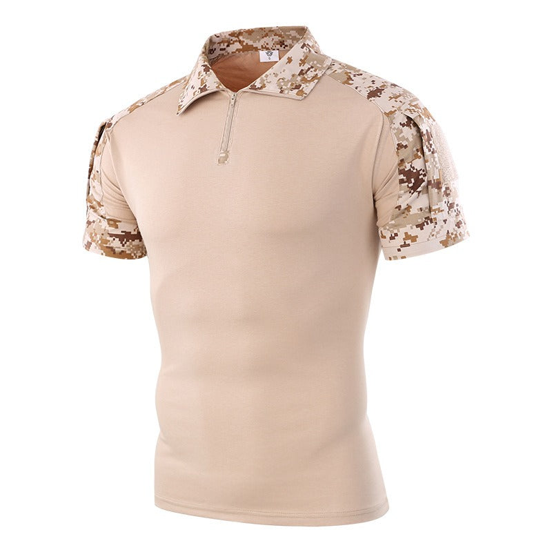 Men's Outdoor Tactical Military Camouflage T-shirt-USA Camp Zone