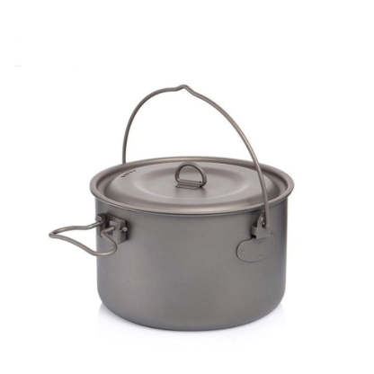 Titanium Cookware Pot With Handle For Camping-USA Camp Zone