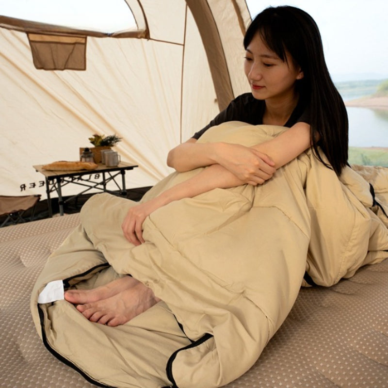 Outdoor Portable Cotton Sleeping Bag-USA Camp Zone